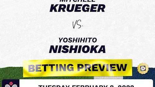 Mitchell Krueger vs. Yoshihito Nishioka Predictions - Feb 8, 2022
