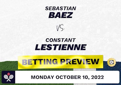 Sebastian Baez vs. Constant Lestienne Predictions - Oct 10, 2022
