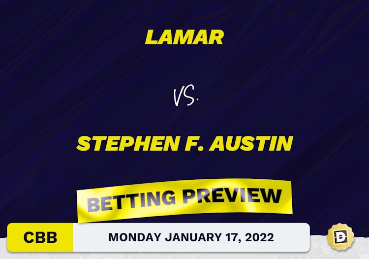 Lamar vs. Stephen F. Austin CBB Predictions and Odds - Jan 17, 2022