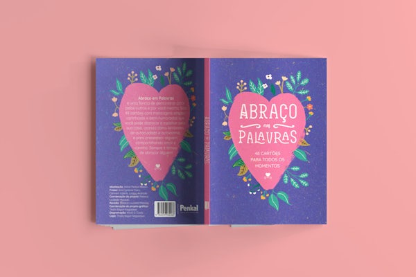 Capa | Livro-Cartão Abraço em Palavras