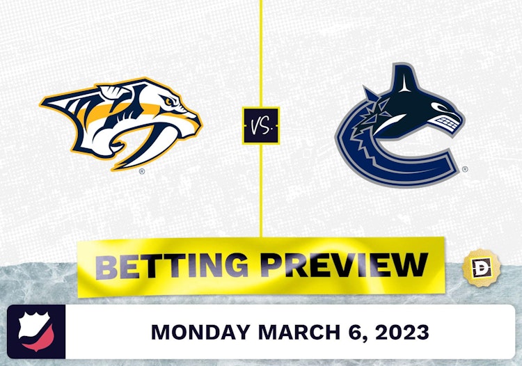 Predators vs. Canucks Prediction and Odds - Mar 6, 2023