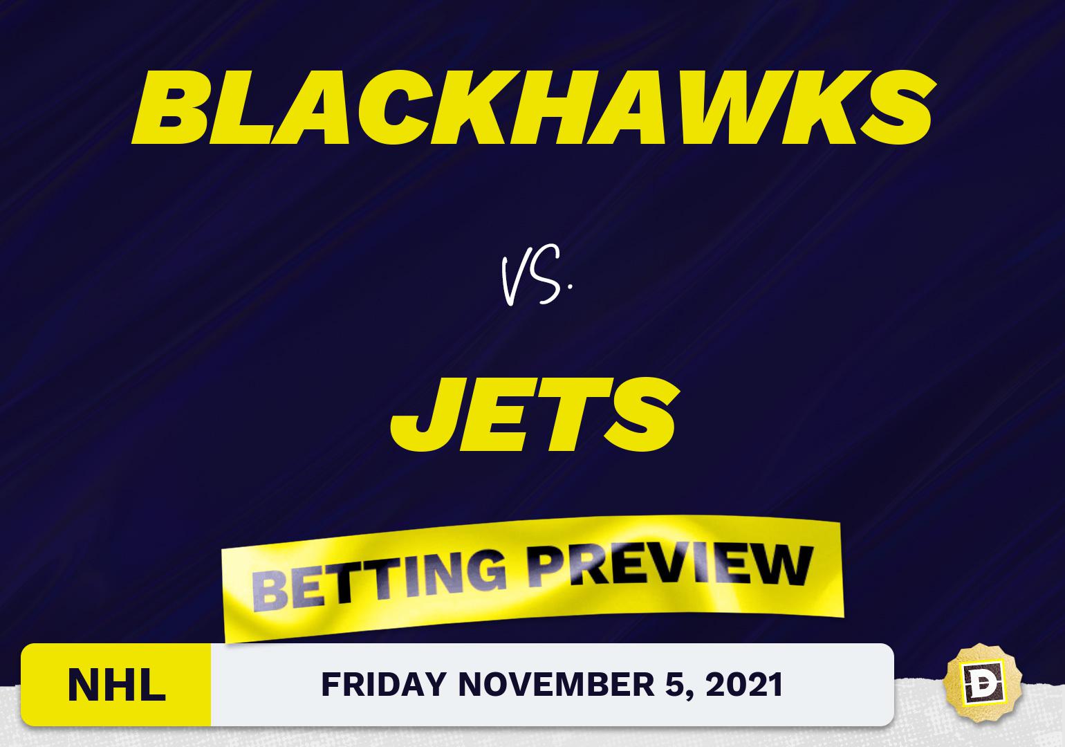 Blackhawks vs. Jets Predictions and Odds - Nov 5, 2021