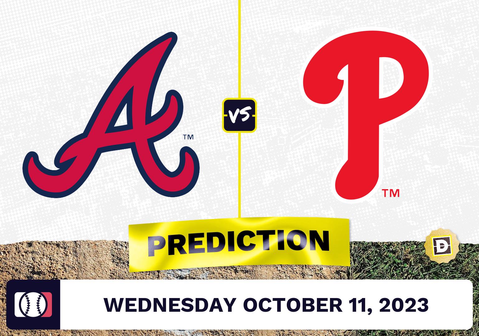 Braves vs. Phillies Game 3 Prediction for MLB Wednesday [10/11/2023]