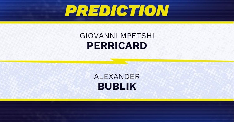 Giovanni Mpetshi Perricard vs Alexander Bublik Tennis Prediction.