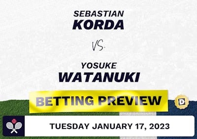 Sebastian Korda vs. Yosuke Watanuki Predictions - Jan 18, 2023
