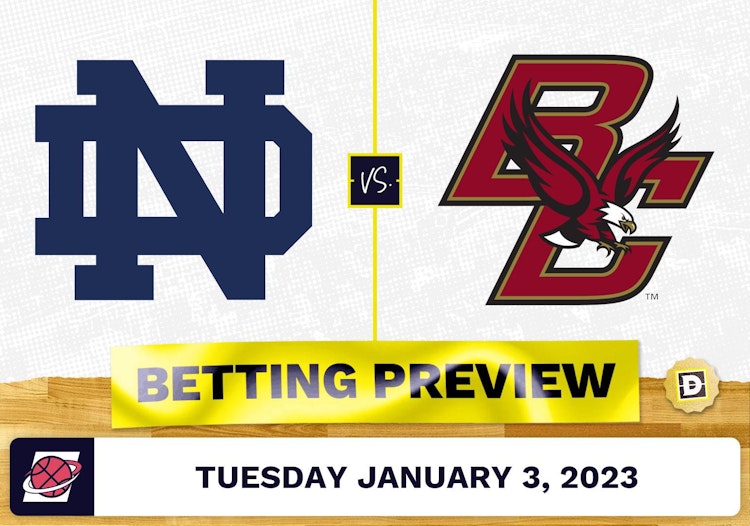 Notre Dame vs. Boston College CBB Prediction and Odds - Jan 3, 2023