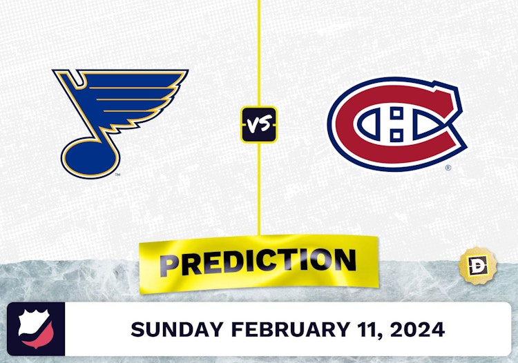 St. Louis Blues vs. Montreal Canadiens Prediction, Odds, NHL Picks [2/11/2024]