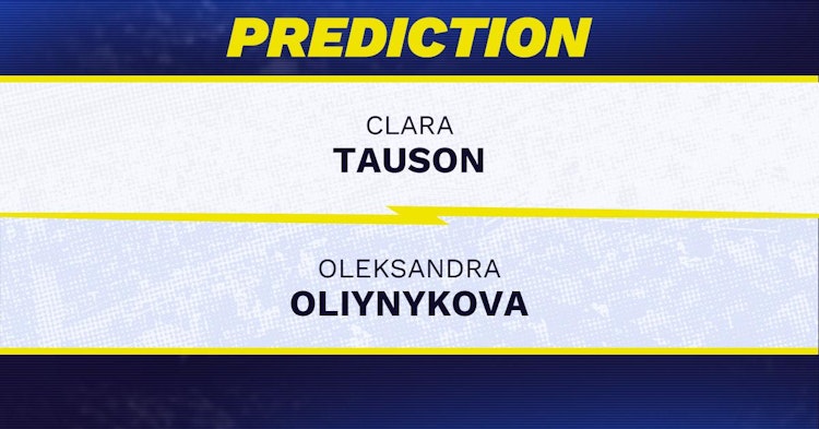 Clara Tauson vs Oleksandra Oliynykova Tennis Prediction.