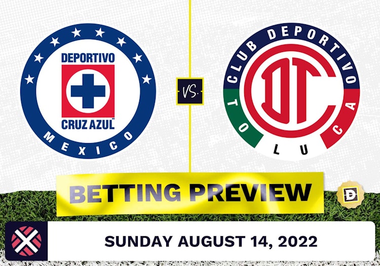 Cruz Azul vs. Toluca Prediction and Odds - Aug 14, 2022