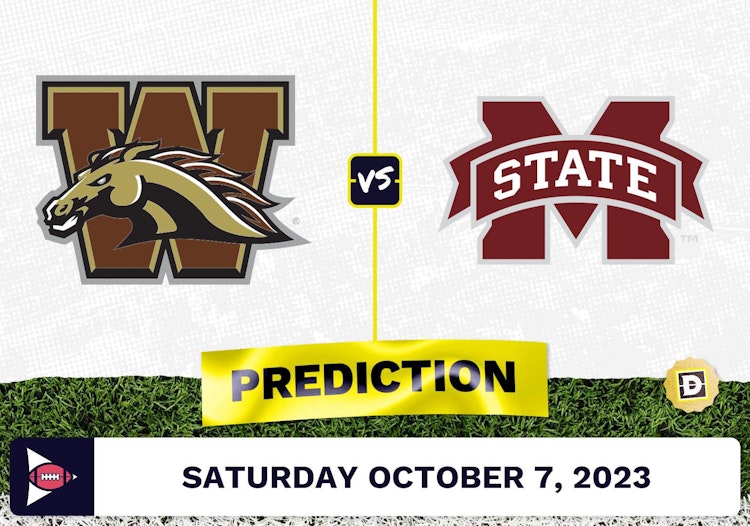 Western Michigan vs. Mississippi State CFB Prediction and Odds - October 7, 2023