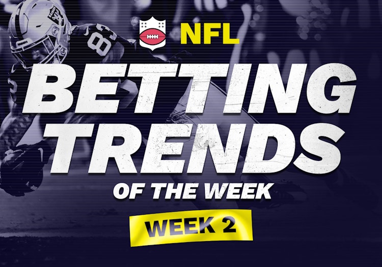 NFL 2021 - Week 2 Betting Trends: Favorites come through at the moneyline