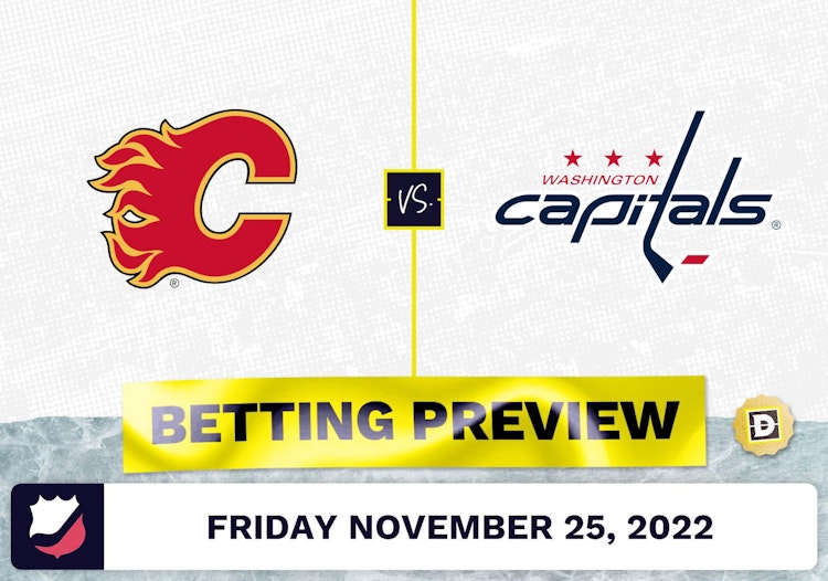 Flames vs. Capitals Prediction and Odds - Nov 25, 2022