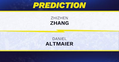 Zhizhen Zhang vs. Daniel Altmaier prediction, odds, picks for ATP Italian Open 2026