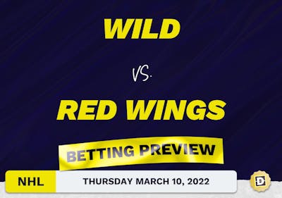 Wild vs. Red Wings Predictions and Odds - Mar 10, 2022