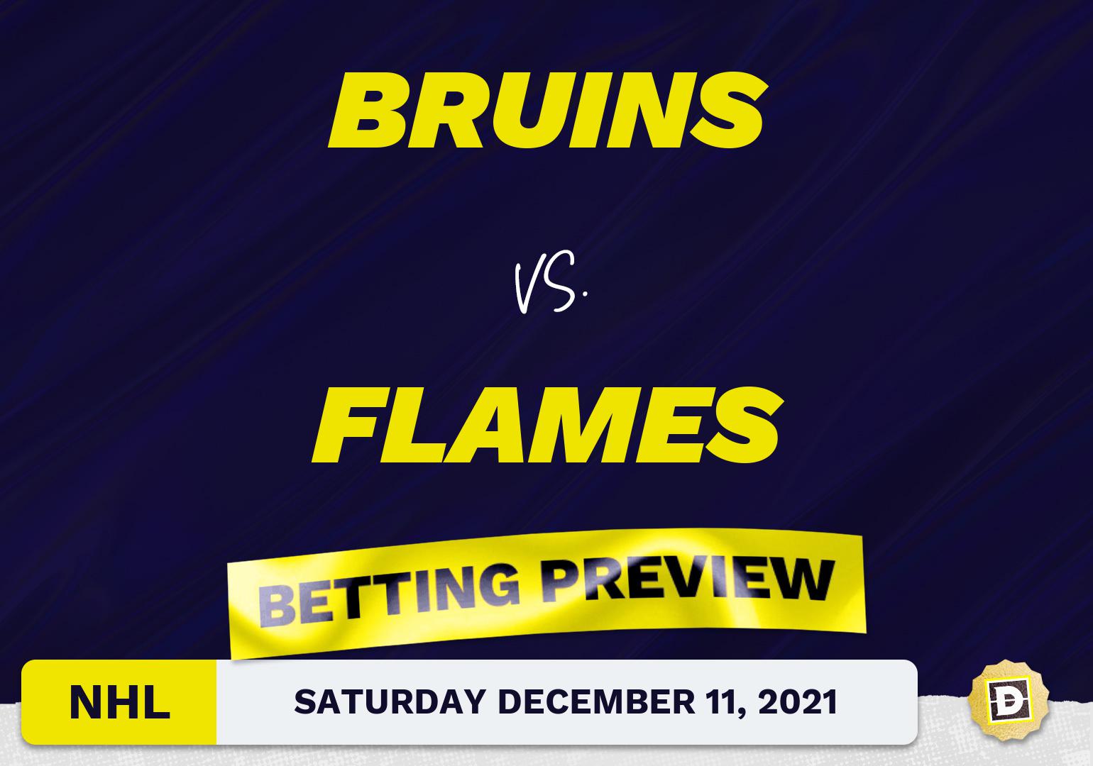 Bruins vs. Flames Predictions and Odds - Dec 11, 2021