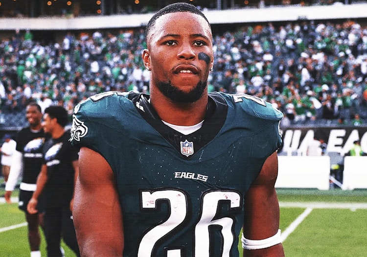 Eagles RB Saquon Barkley will face his former team on NFL Sunday Week 7.