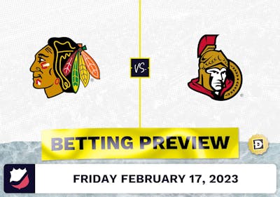 Blackhawks vs. Senators Prediction and Odds - Feb 17, 2023