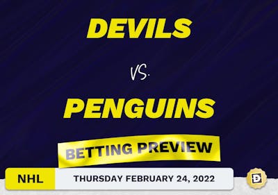 Devils vs. Penguins Predictions and Odds - Feb 24, 2022