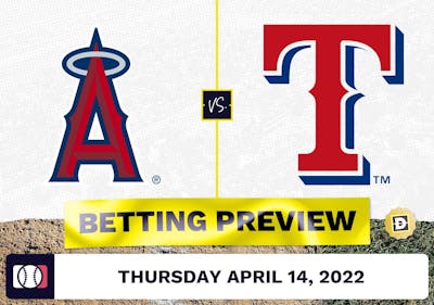 Angels vs. Rangers Prediction and Odds - Apr 14, 2022