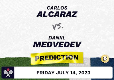 Carlos Alcaraz vs. Daniil Medvedev Prediction - Wimbledon 2023