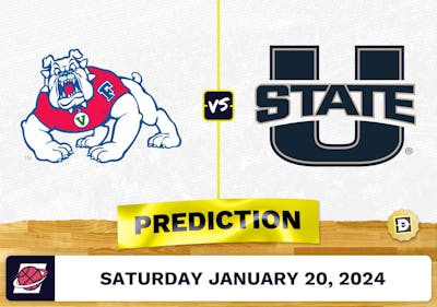 Fresno State vs. Utah State Prediction, Odds, College Basketball Picks [1/20/2024]