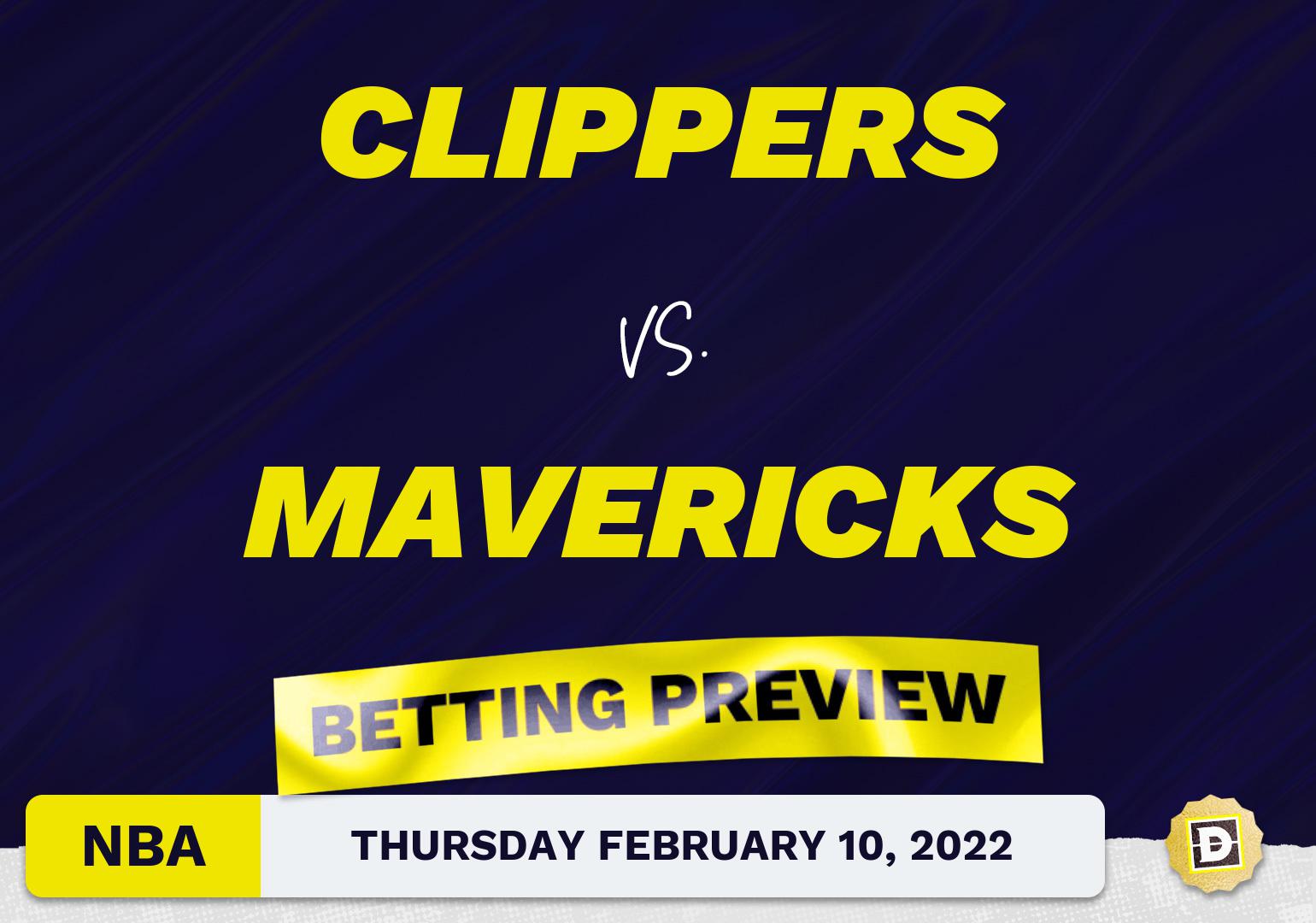 Clippers vs. Mavericks Predictions and Odds - Feb 10, 2022