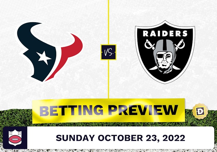 Texans vs. Raiders Week 7 Prediction and Odds - Oct 23, 2022