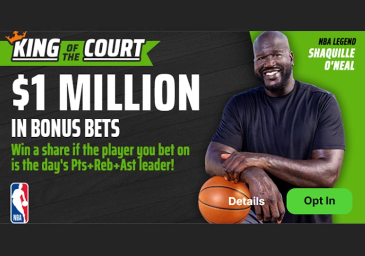 DraftKings promo, King of the Court, NBA picks, NBA props