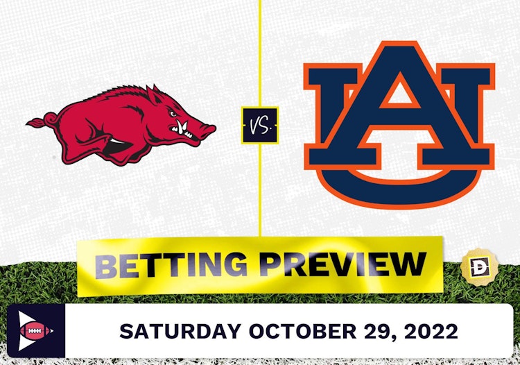 Arkansas vs. Auburn CFB Prediction and Odds - Oct 29, 2022