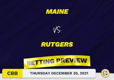 Maine vs. Rutgers CBB Predictions and Odds - Dec 30, 2021