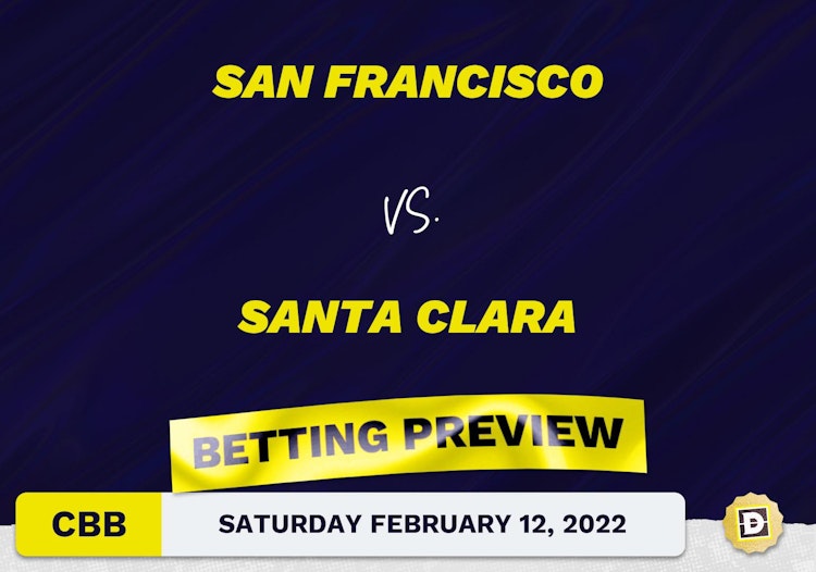 San Francisco vs. Santa Clara CBB Predictions and Odds - Feb 12, 2022