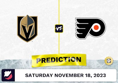 Golden Knights vs. Flyers Prediction and Odds - November 18, 2023