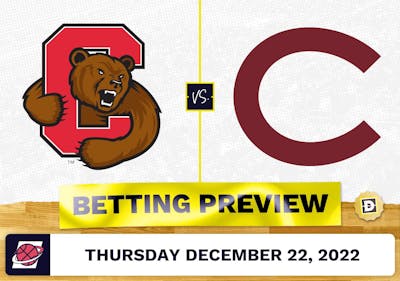 Cornell vs. Colgate CBB Prediction and Odds - Dec 22, 2022