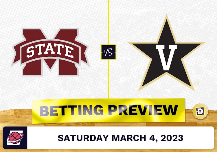 Mississippi State vs. Vanderbilt CBB Prediction and Odds - Mar 4, 2023