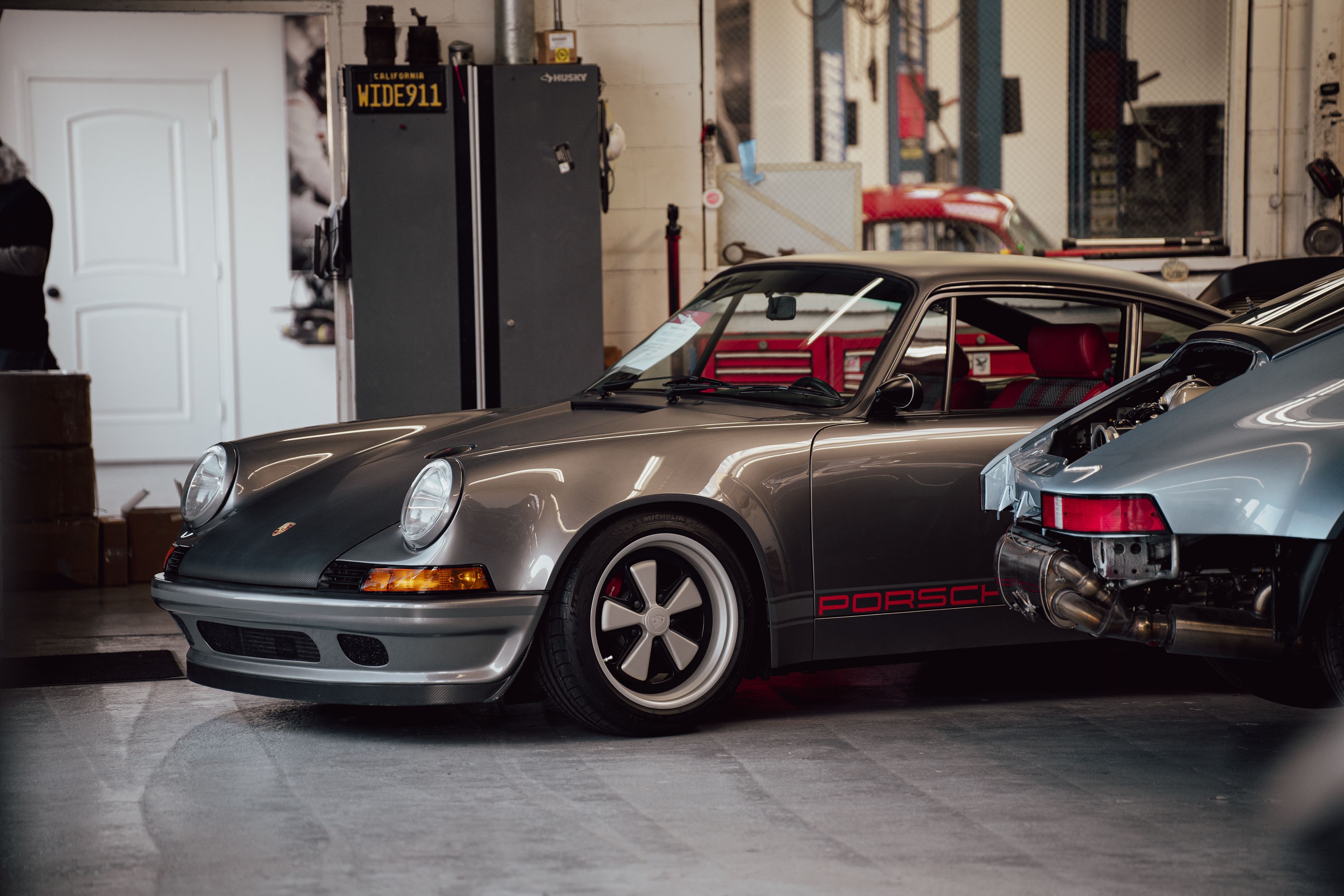 911 Hot Rod under restoration at European Collectibles.