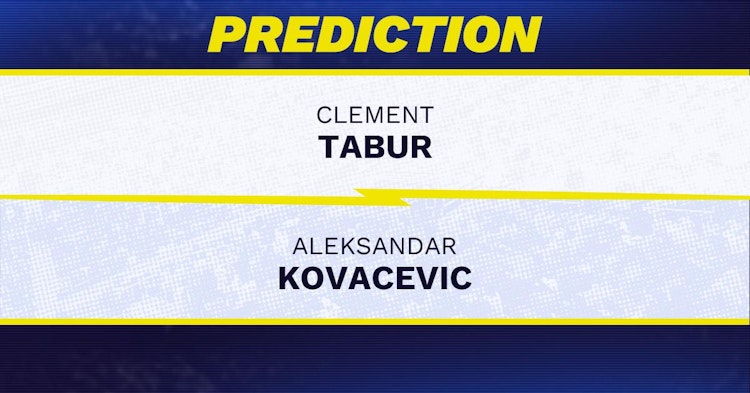 Clement Tabur vs Aleksandar Kovacevic Tennis Prediction.