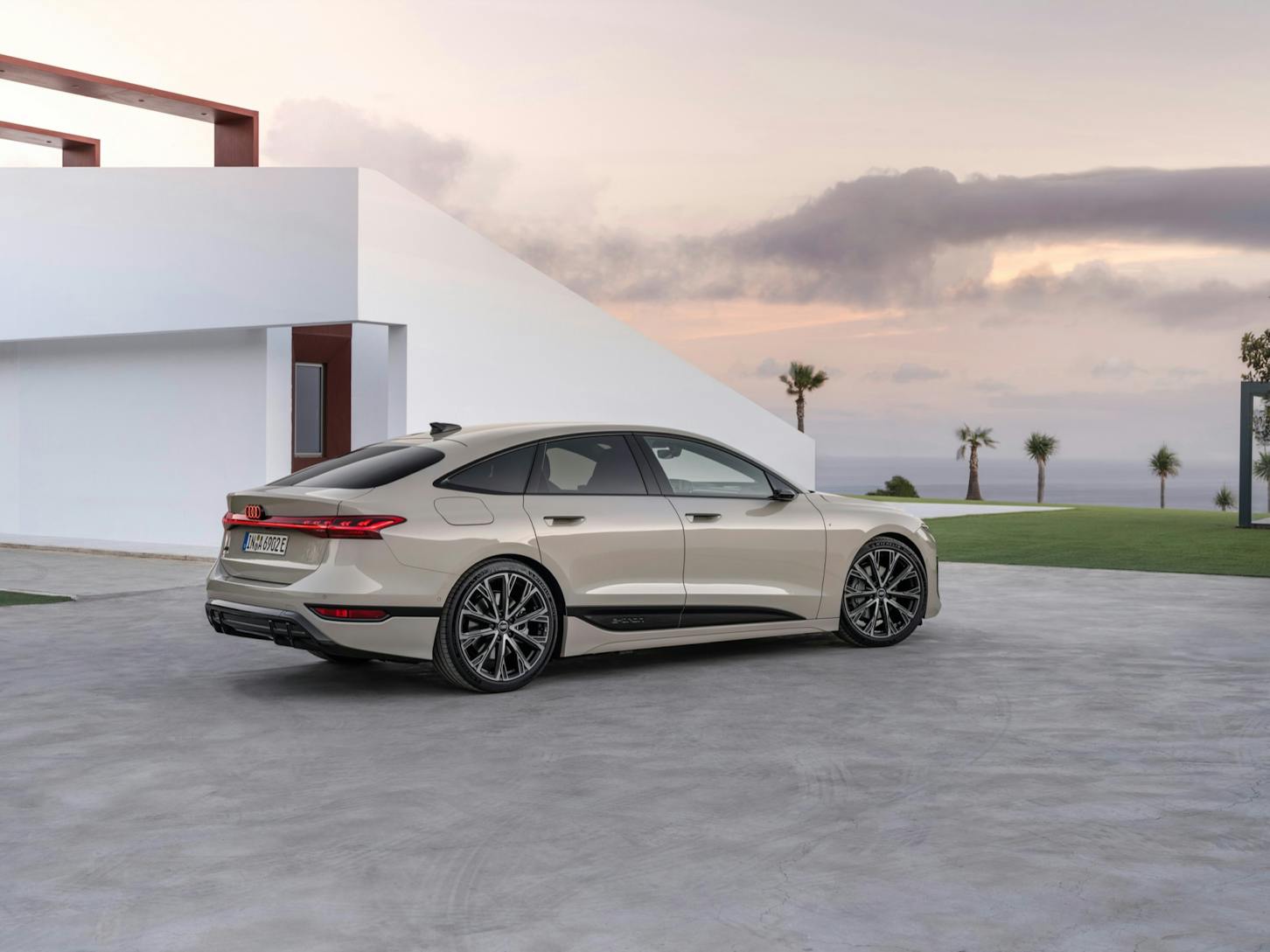 Ein Audi A6 Sportback e-tron.