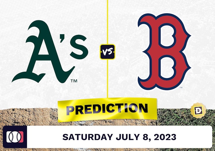 Athletics vs. Red Sox Prediction for MLB Saturday [7/8/2023]