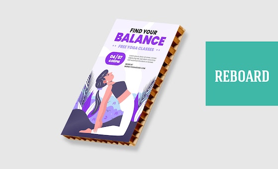 Impression professionnelle sur panneau Reboard 10 mm