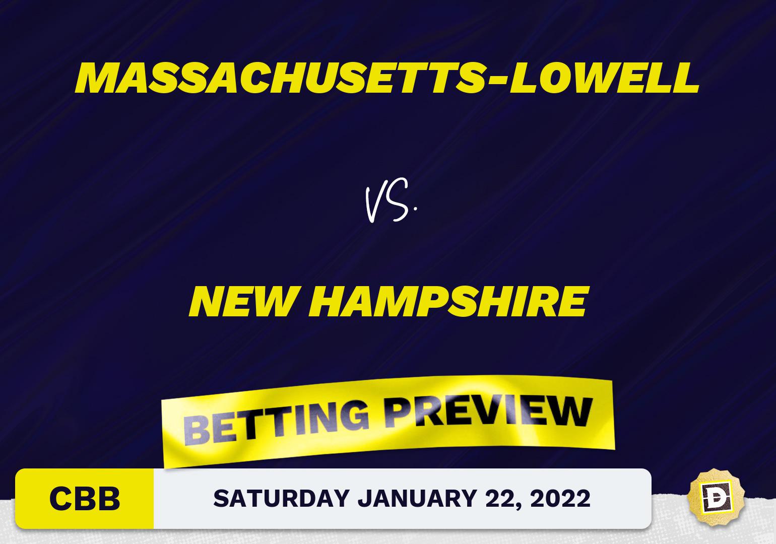 Massachusetts-Lowell vs. New Hampshire CBB Predictions and Odds - Jan 22, 2022