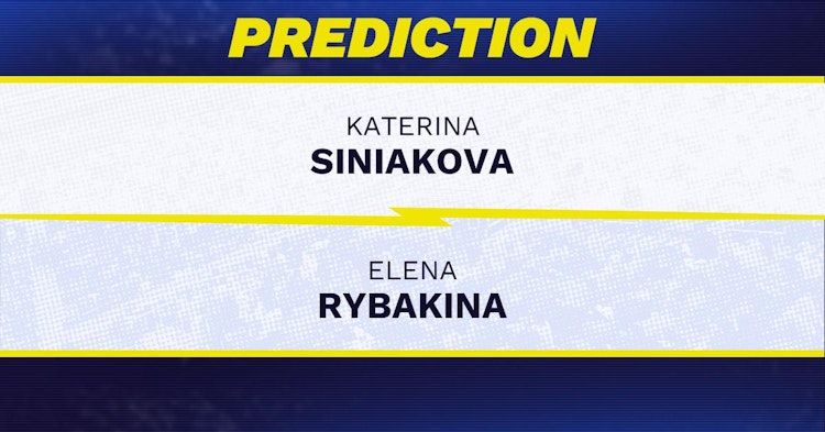 Katerina Siniakova vs Elena Rybakina Tennis Prediction.