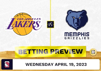 Lakers vs. Grizzlies Prediction and Odds - Apr 19, 2023