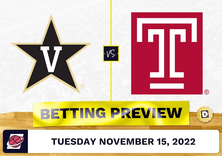 Vanderbilt vs. Temple CBB Prediction and Odds - Nov 15, 2022
