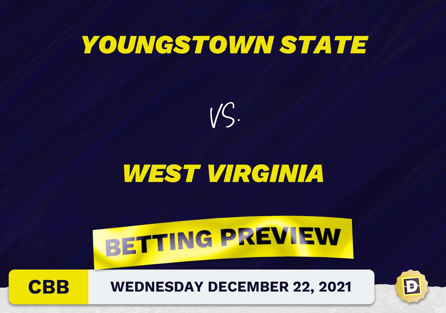 Youngstown State vs. West Virginia CBB Predictions and Odds - Dec 22, 2021
