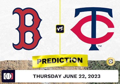 Red Sox vs. Twins Prediction for MLB Thursday [6/22/2023]