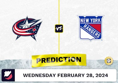Columbus Blue Jackets vs. NY Rangers Prediction, Odds, NHL Picks [2/28/2024]