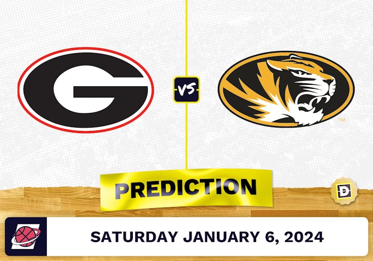 Georgia vs. Missouri Prediction, Odds, College Basketball Picks  [1/6/2024]