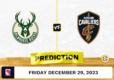 Milwaukee Bucks vs. Cleveland Cavaliers Prediction, Odds, NBA Picks  [12/29/2023]