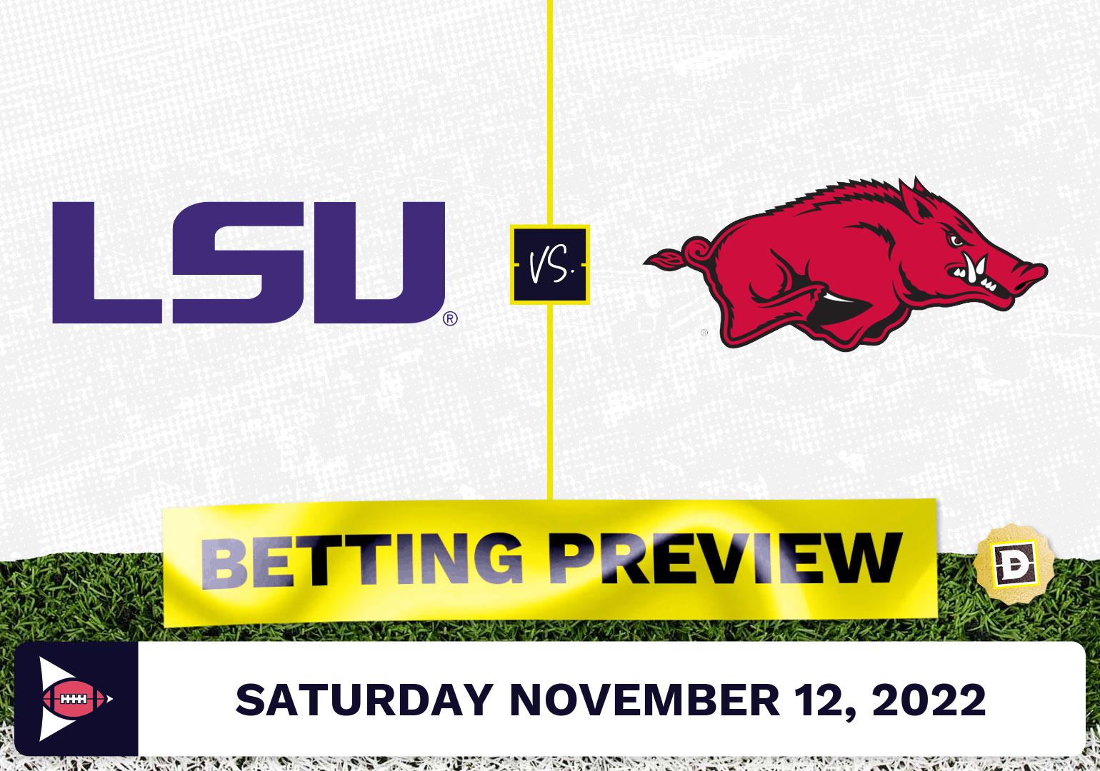 LSU vs. Arkansas CFB Prediction and Odds - Nov 12, 2022