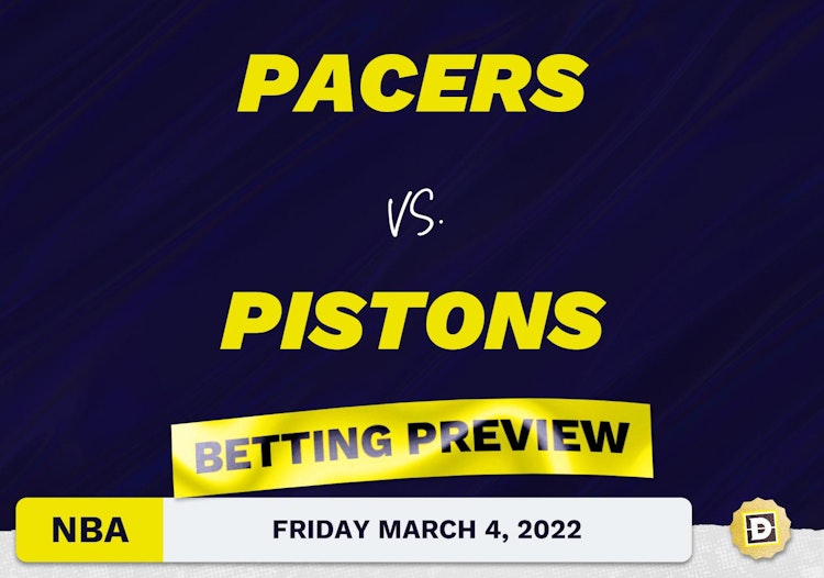 Pacers vs. Pistons Predictions and Odds - Mar 4, 2022